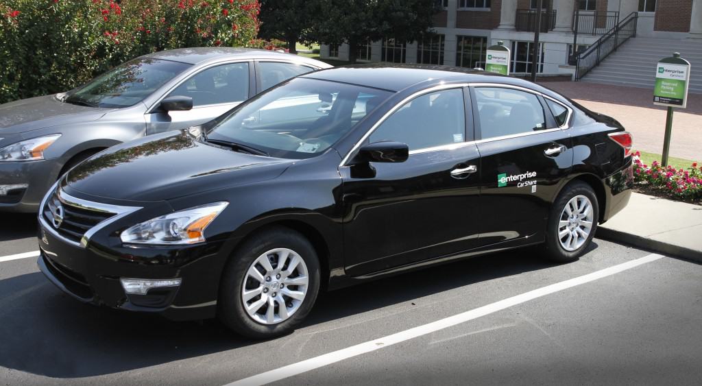 Enterprise CarShare and Nissan announced a multi-year partnership that supplies Enterprise CarShare fleets on nearly 90 university campuses exclusively with Nissan vehicles on Tuesday, Aug. 11, 2015.