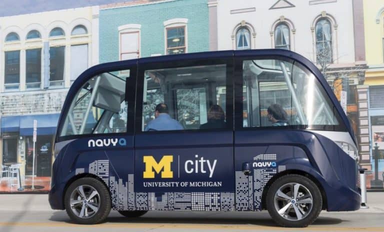 NAVYA Will Assemble Self-Driving Shuttles in Michigan | auto connected ...