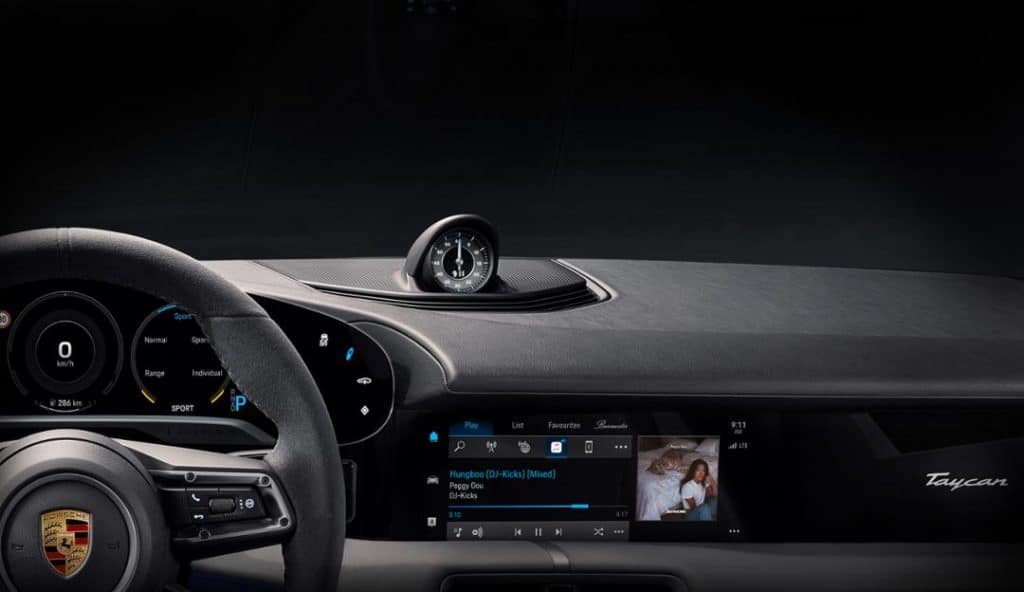 Porsche Taycan EV integrará nativamente Apple Music