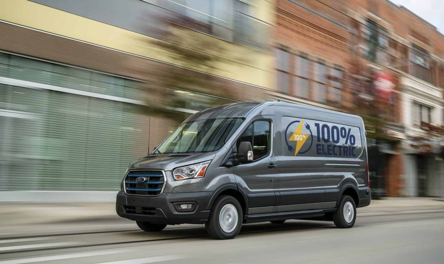 Ford Reveals New Connected E-Transit Van | auto connected car news