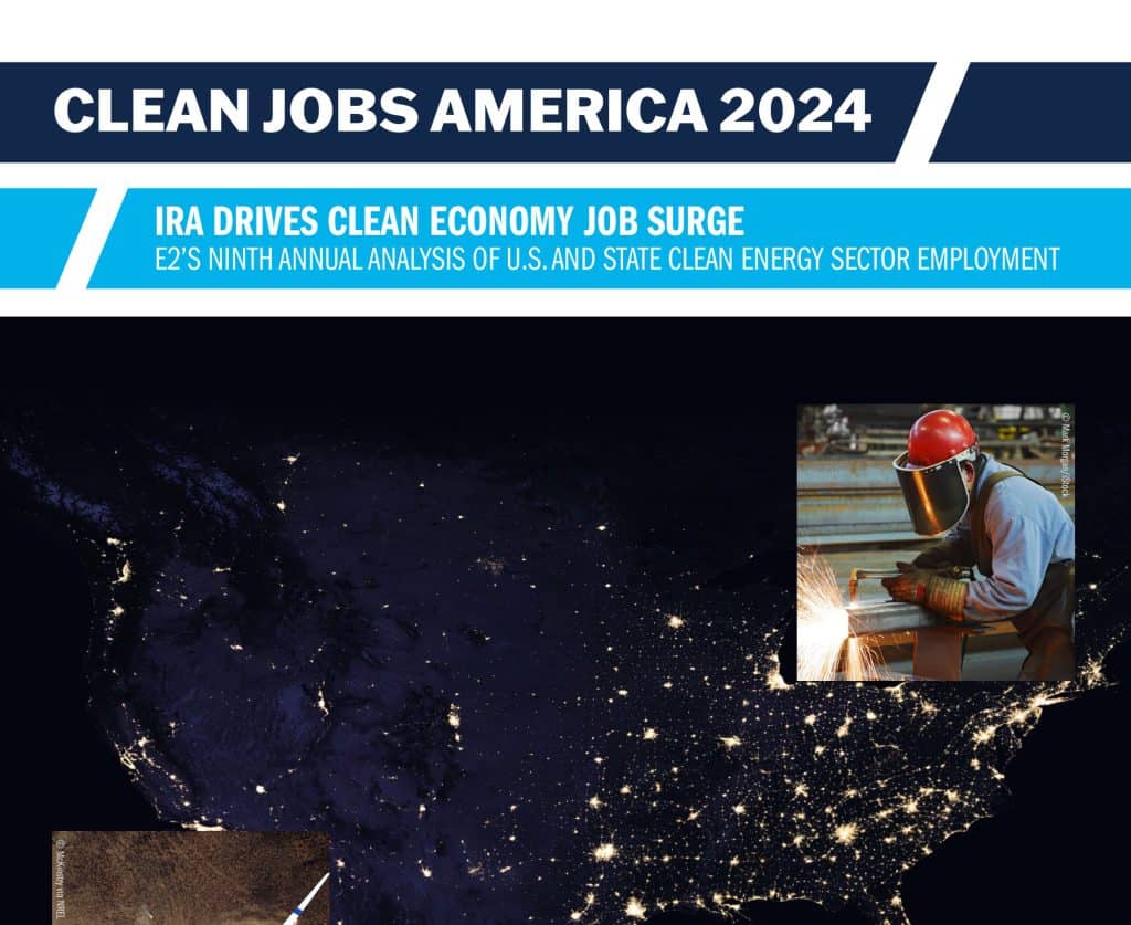 Clean Energy with IRA Creates 3.5 Million US Jobs–Most Job Growth in South–2X Normal Job Growth